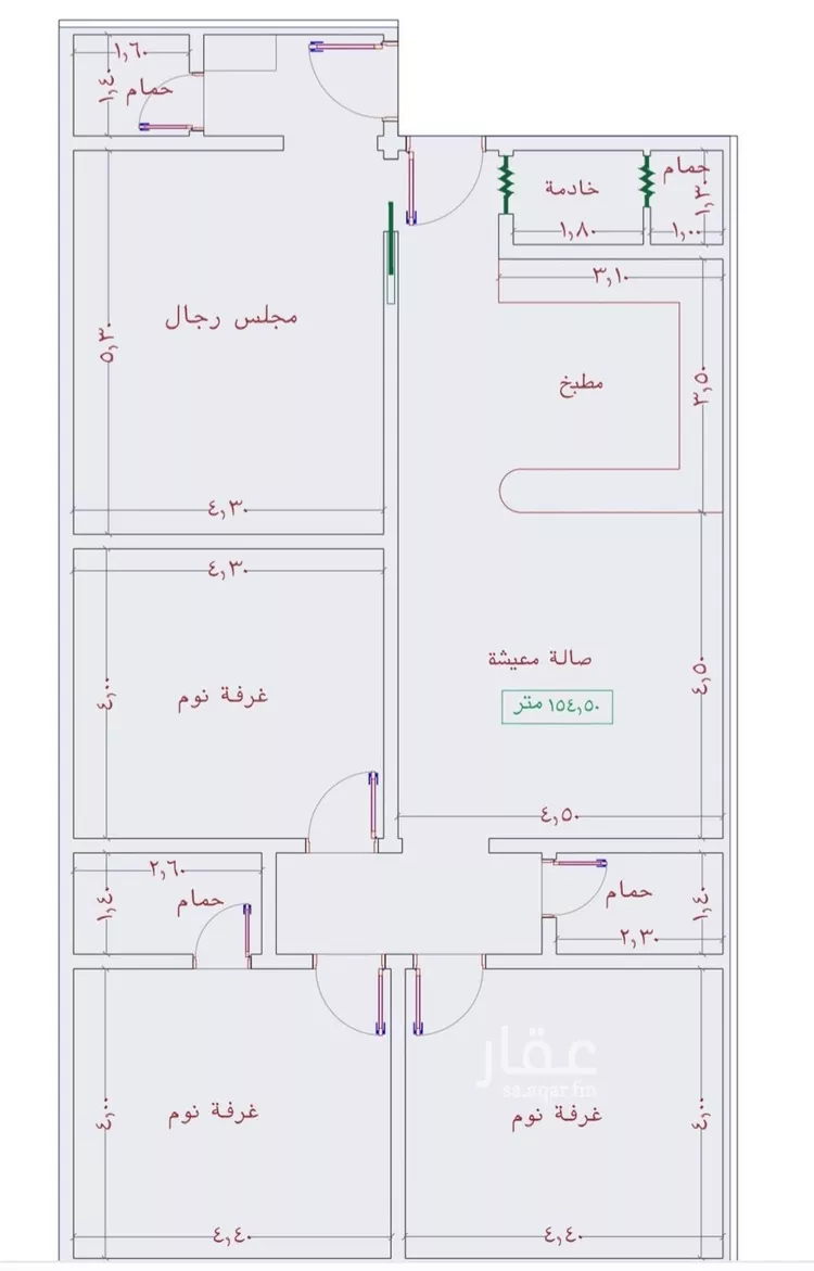 شقة للبيع في شارع عمر الخردلي, حي الجامعة, مدينة جدة, منطقة مكة المكرمة