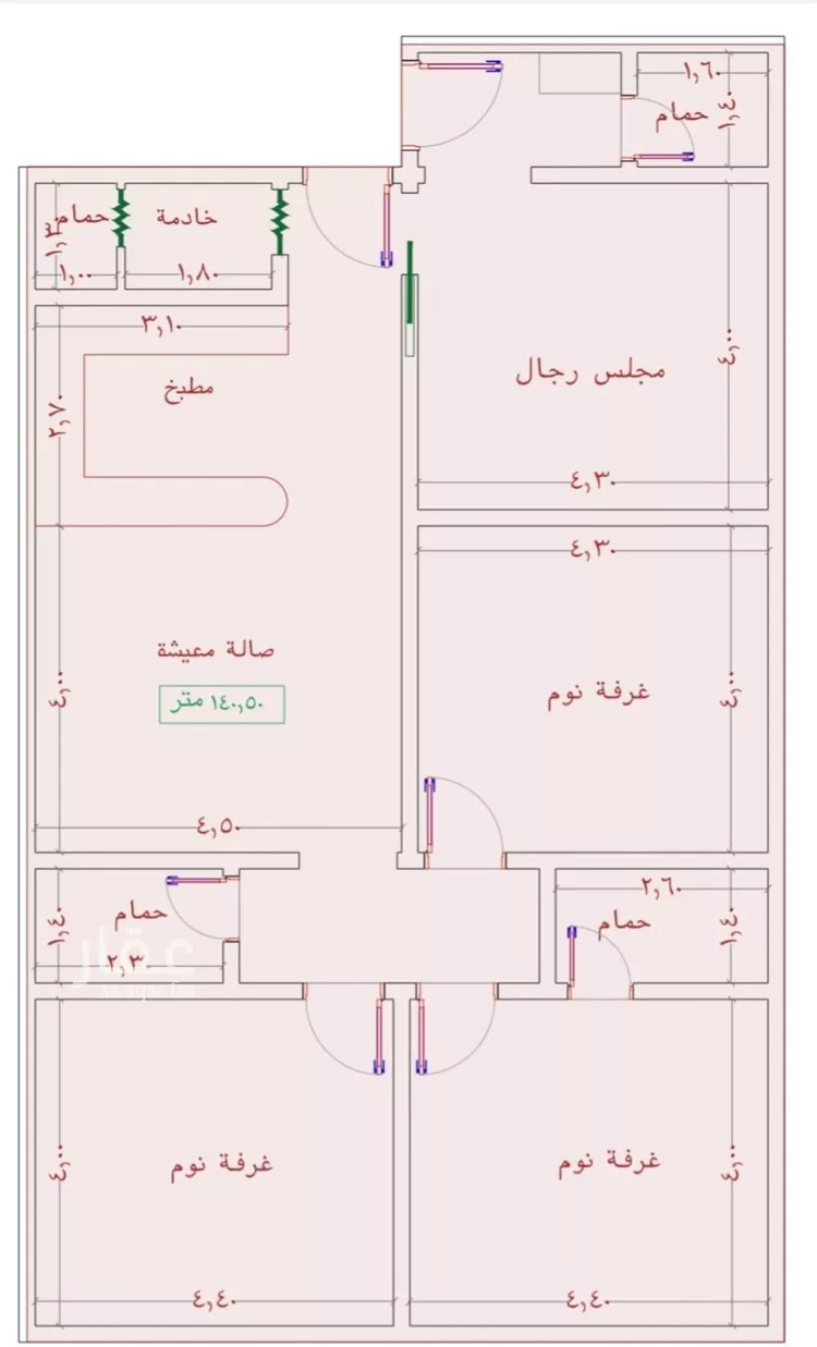 شقة للبيع في شارع عمر الخردلي, حي الجامعة, مدينة جدة, منطقة مكة المكرمة