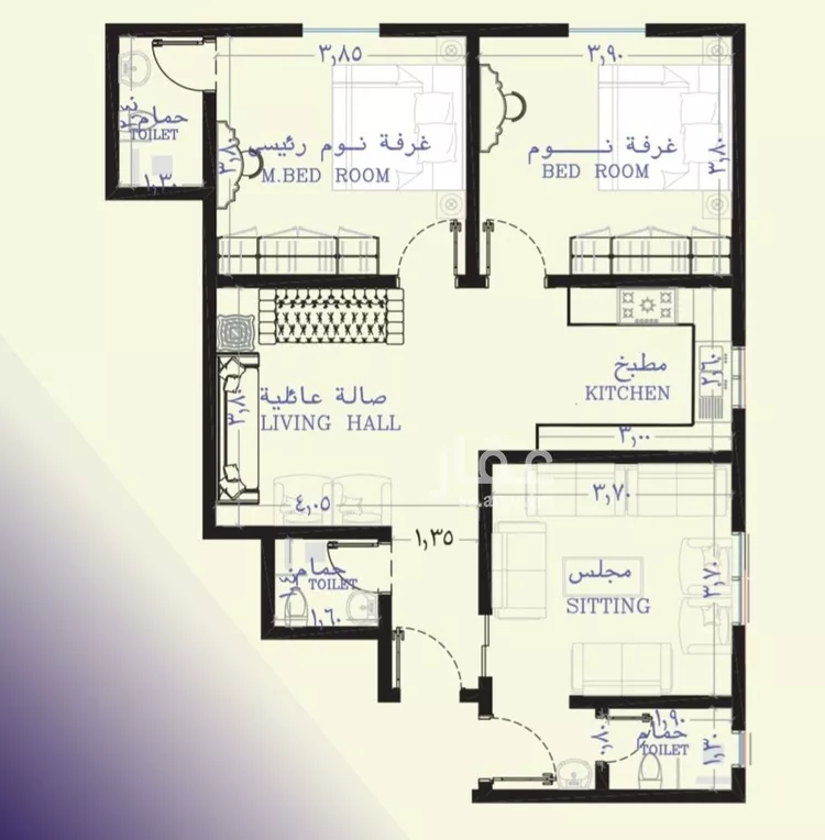 شقة للبيع في شارع صلاح بن جناح, حي الصفاء, مدينة جدة, منطقة مكة المكرمة صورة 2