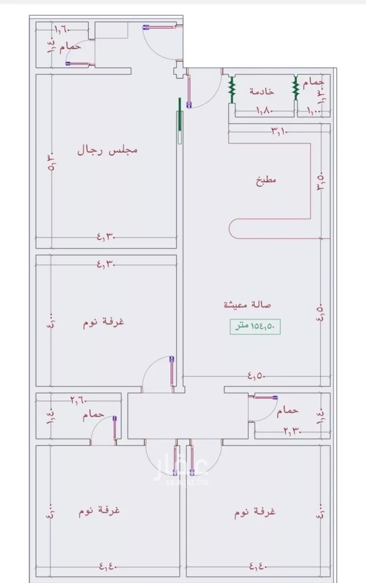 شقة للبيع في شارع عمر الخردلي, حي الجامعة, مدينة جدة, منطقة مكة المكرمة صورة 2