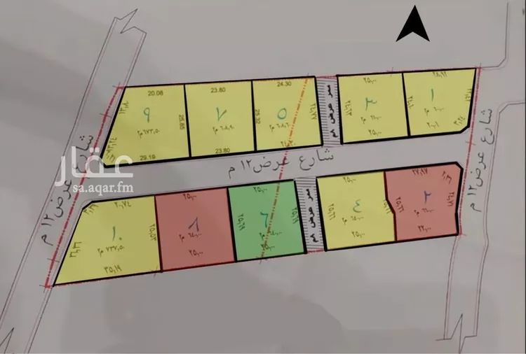 أرض للبيع في حي لزمه, مدينة احد رفيده, منطقة عسير
