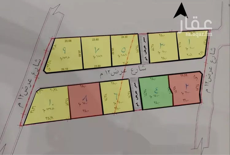 أرض للبيع في حي لزمه, مدينة احد رفيده, منطقة عسير
