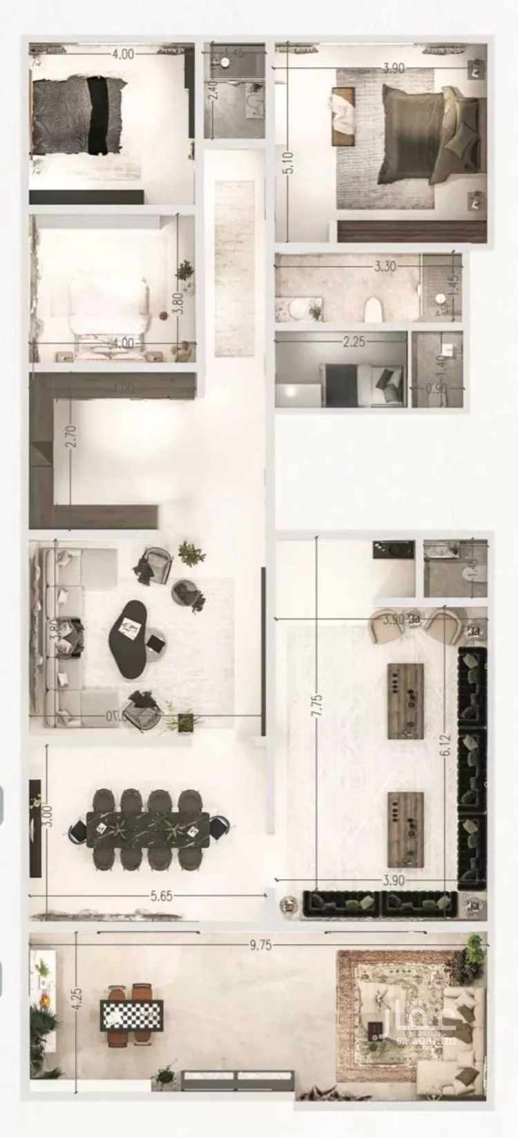 شقة للإيجار في شارع أحمد نظيم ، حي السلامة ، جدة ، جدة