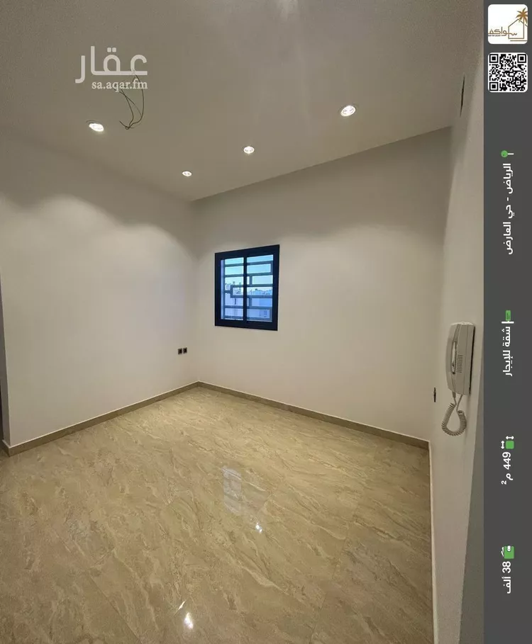 شقة للإيجار في شارع عبدالرحمن بن أبي الحكم, حي العارض, مدينة الرياض, منطقة الرياض صورة 3