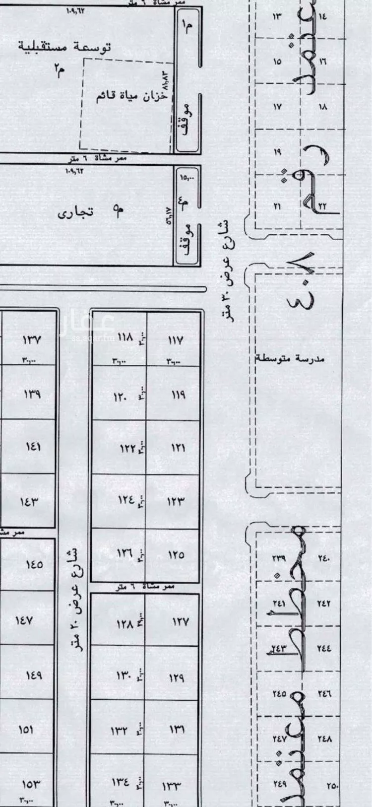 أرض للبيع في شارع شارع عرض 30, حي ملهم, مدينة ملهم, منطقة الرياض صورة 2
