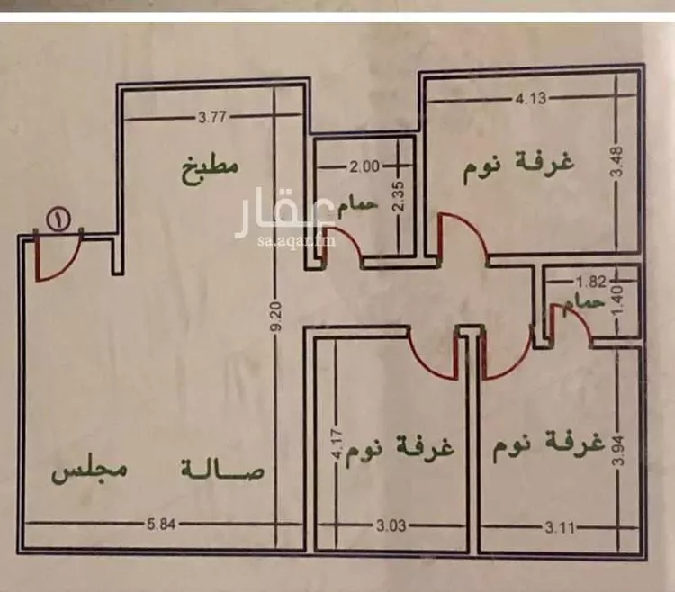 شقة للإيجار في شارع المغيره بن شعبه, حي المروج, مدينة الرياض, منطقة الرياض صورة 3