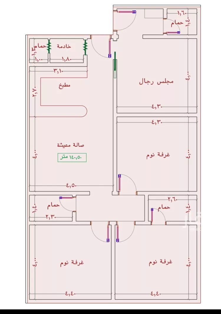 شقة للبيع في شارع عمر الخردلي, حي الجامعة, مدينة جدة, منطقة مكة المكرمة