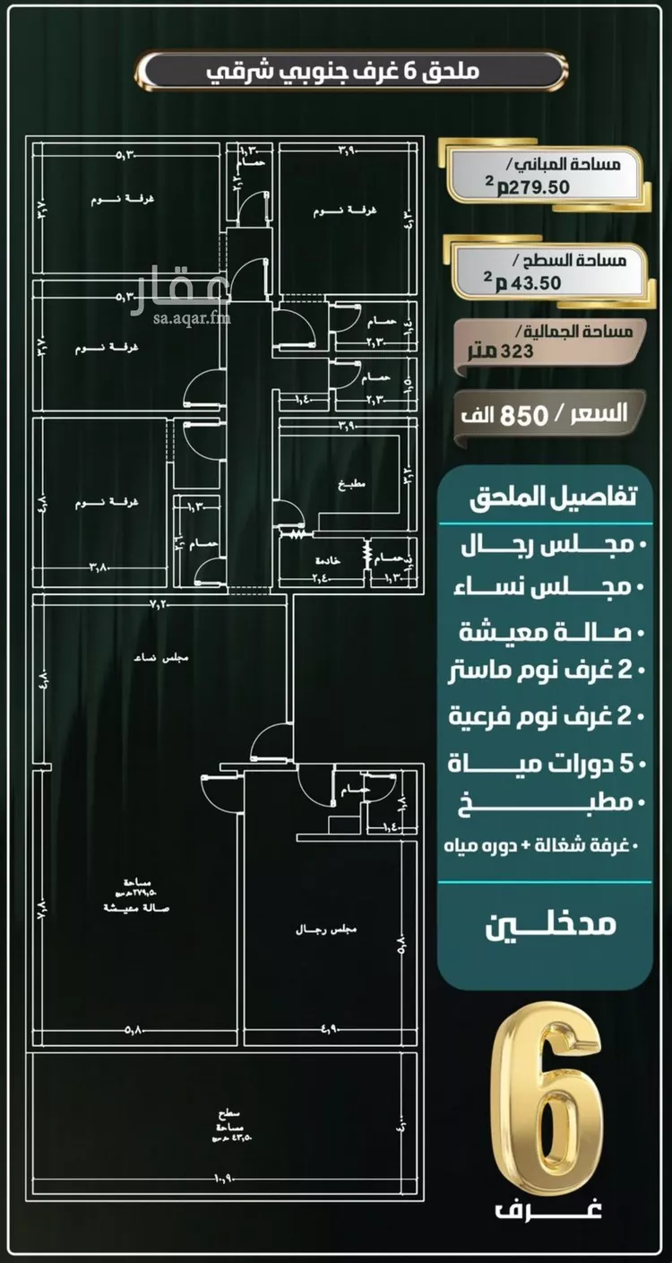 شقة للبيع في شارع إبراهيم الأحدب, حي النزهة, مدينة جدة, منطقة مكة المكرمة صورة 2