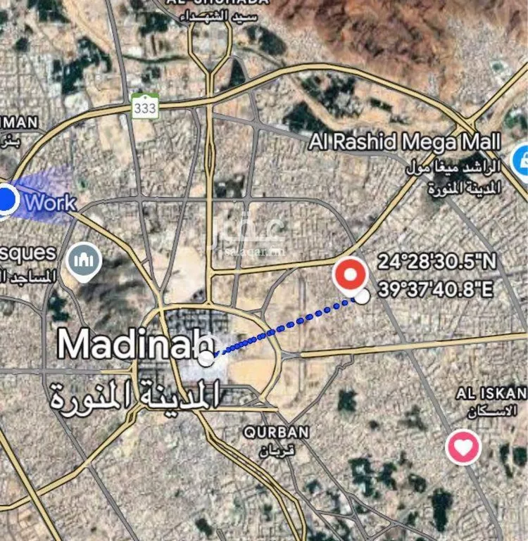 أرض للبيع في شارع جرير ابن عبدالله, حي بنى معاوية, مدينة المدينة المنورة, منطقة المدينة المنورة