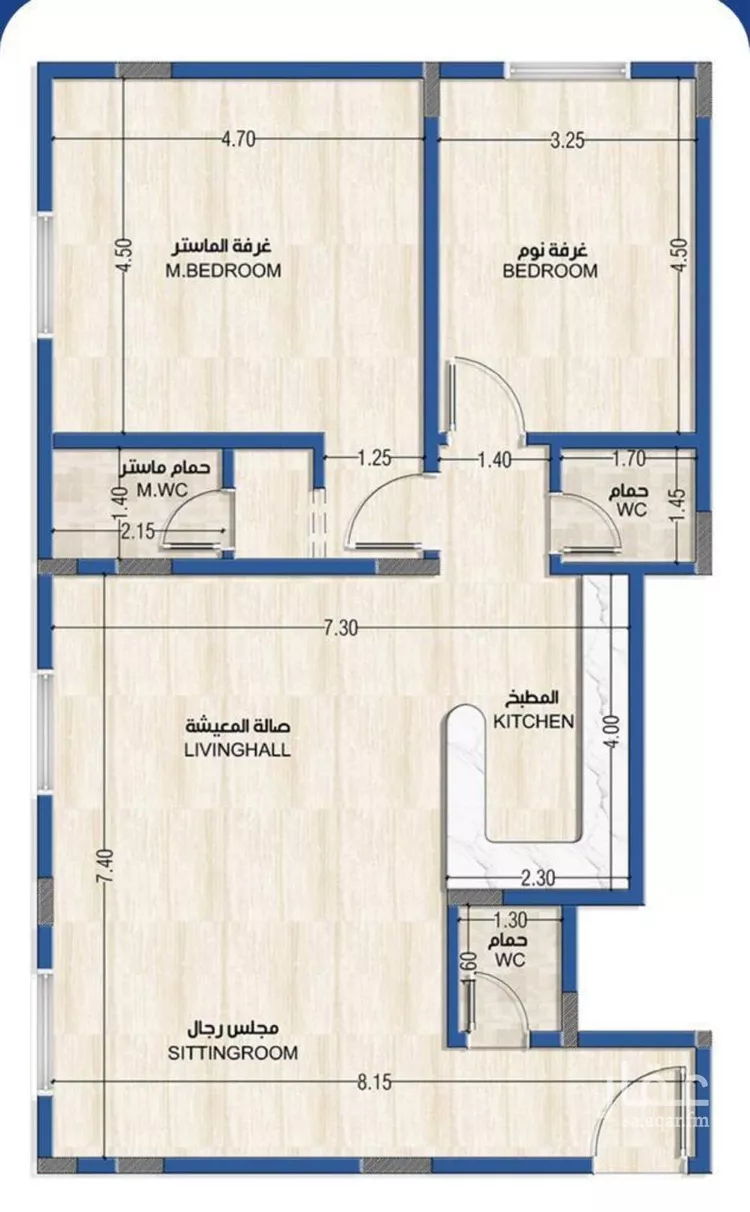 شقة للإيجار في شارع أحمد بن محمد السديري, حي القدس, مدينة الرياض, منطقة الرياض صورة 2