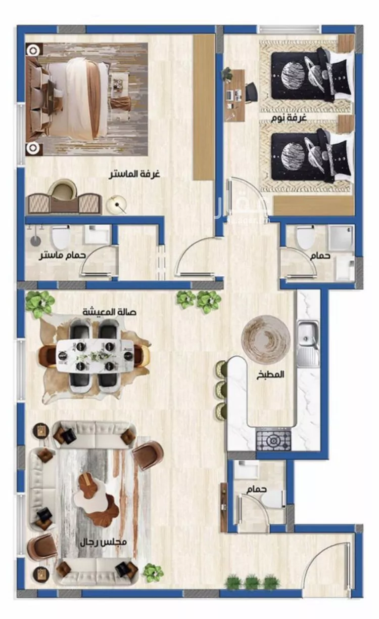 شقة للإيجار في شارع أحمد بن محمد السديري, حي القدس, مدينة الرياض, منطقة الرياض صورة 3