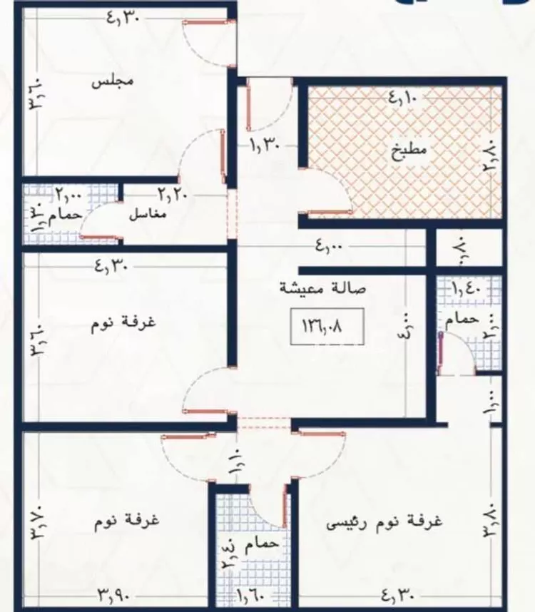 شقة للإيجار في شارع محمد علي مغربي, حي الروضة, مدينة جدة, منطقة مكة المكرمة صورة 2