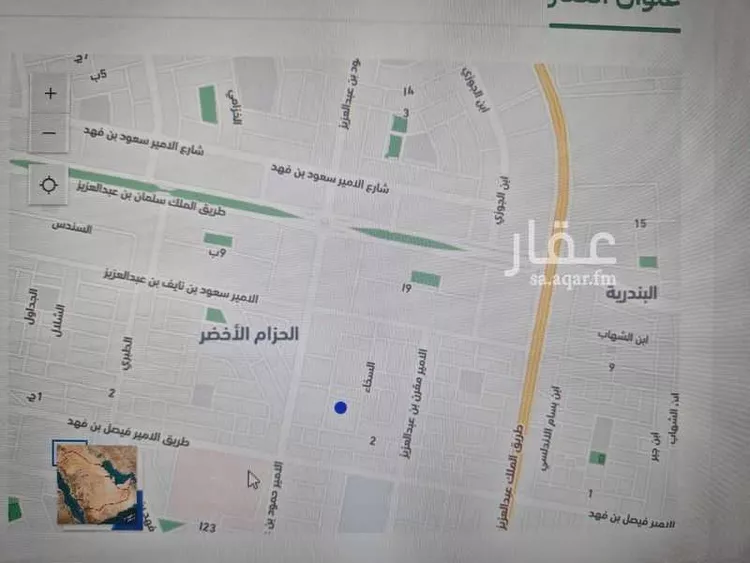 أرض للبيع في شارع الكرامة, حي الحزام الأخضر, مدينة الخبر, المنطقة الشرقية صورة 4