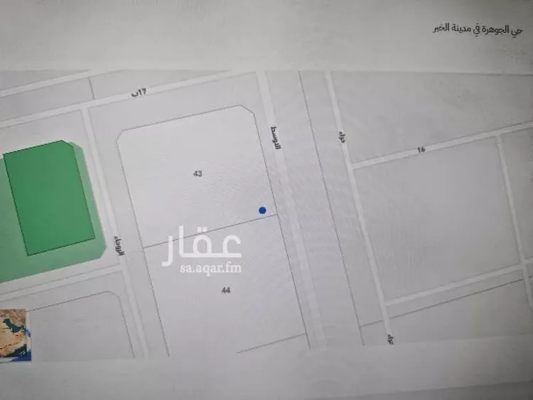 أرض للبيع في حي الجوهرة, مدينة الخبر, المنطقة الشرقية