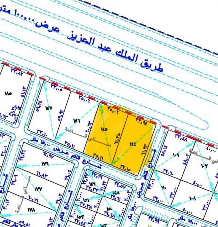 أرض للبيع في شارع طريق الملك عبدالعزيز, حي المنصورة, مدينة بريده, منطقة القصيم