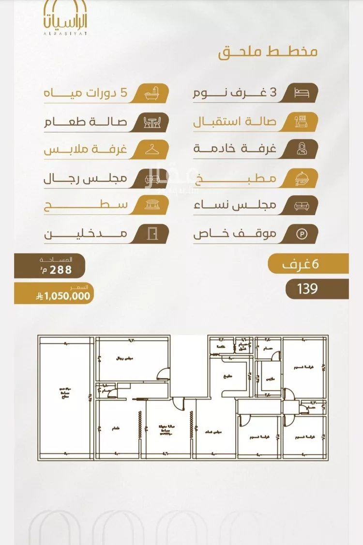 شقة للبيع في شارع عبدالله سليمان الفرعي, حي الورود, مدينة جدة, منطقة مكة المكرمة صورة 2
