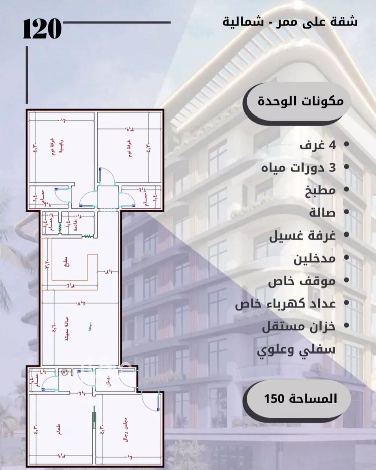 شقة للبيع في شارع جمال ابن عبدالله شيخ, حي الواحة, مدينة جدة, منطقة مكة المكرمة صورة 3