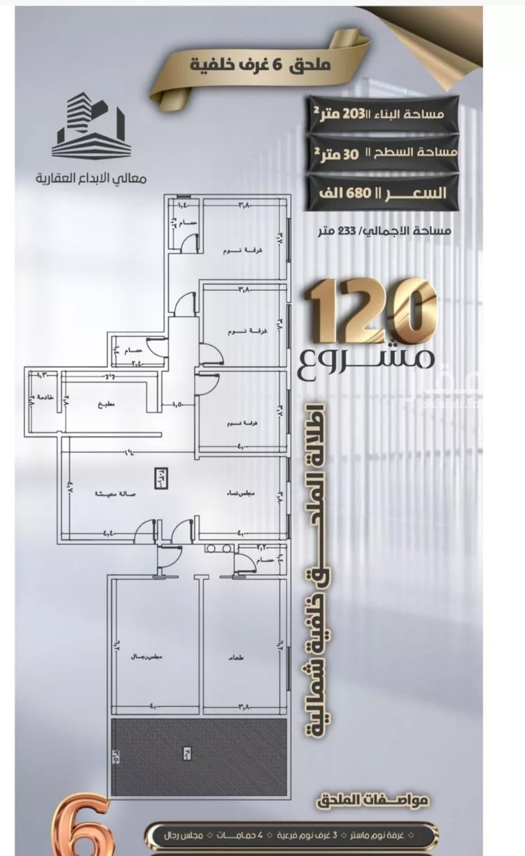 شقة للبيع في شارع جعفر ابن أبي الحكم, حي الصفاء, مدينة جدة, منطقة مكة المكرمة صورة 5