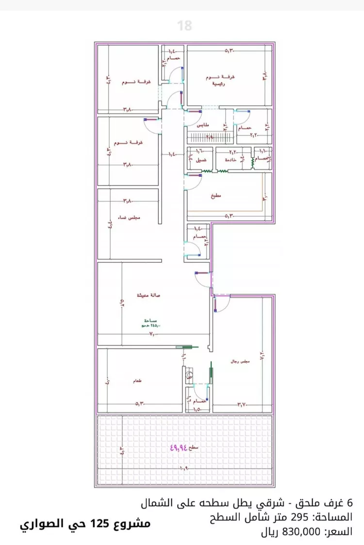 شقة للبيع في شارع الامير عبدالمجيد, حي الصواري, مدينة جدة, منطقة مكة المكرمة صورة 3