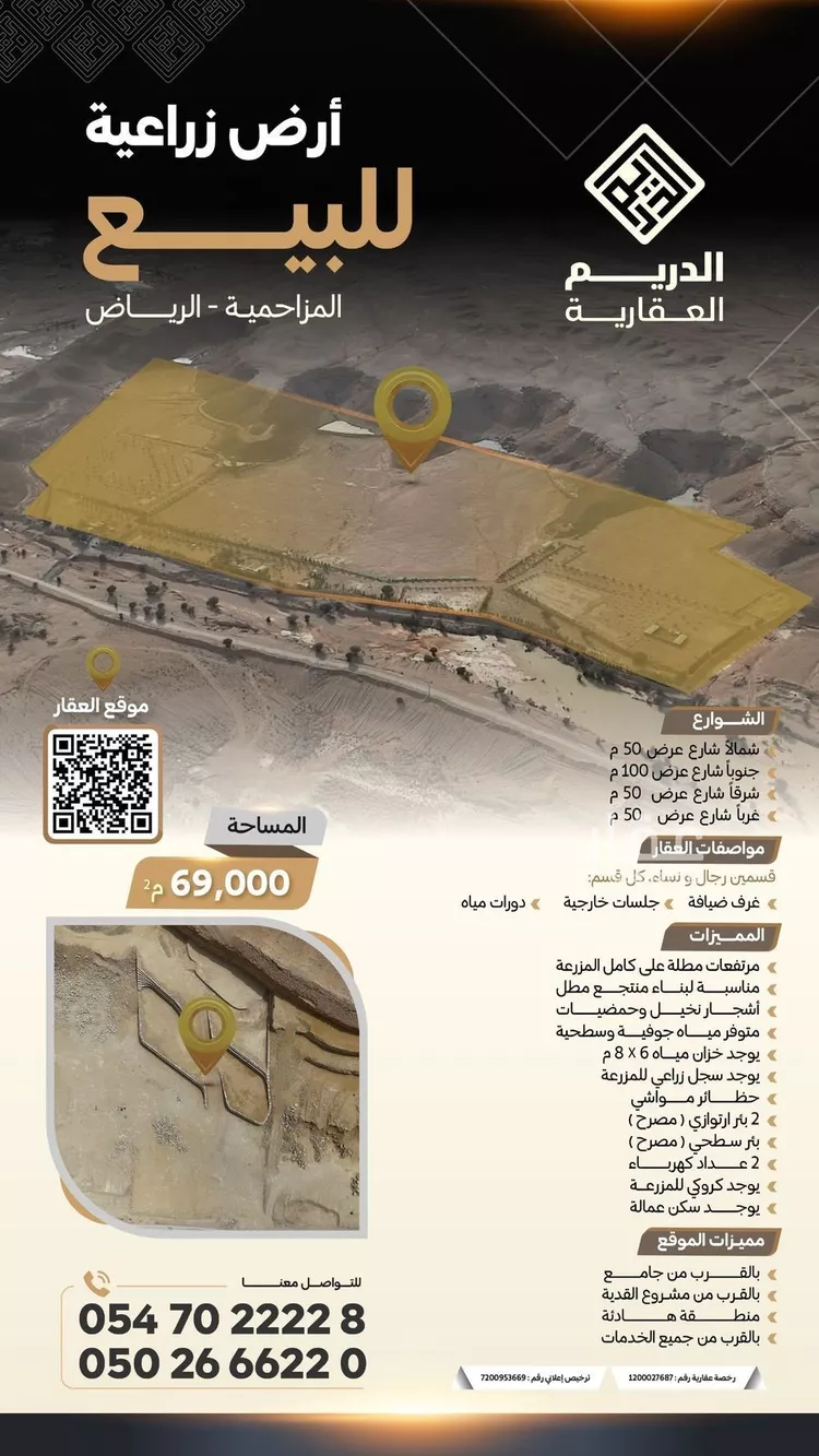 Farm for Sale in Al Muzahimiyah Al Hada