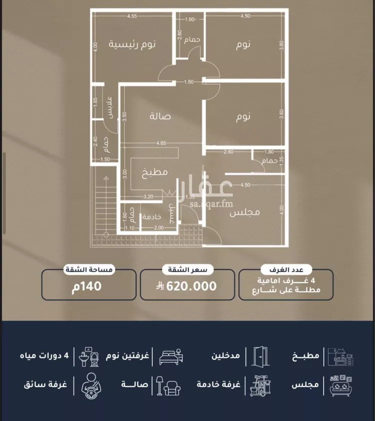 شقة للبيع في شارع عبدالله بن خازم, حي الصفاء, مدينة جدة, منطقة مكة المكرمة