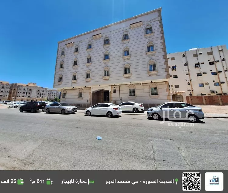 عمارة للإيجار في شارع ابن المبارك, حي الدرع, مدينة المدينه المنوره, منطقة المدينة المنورة