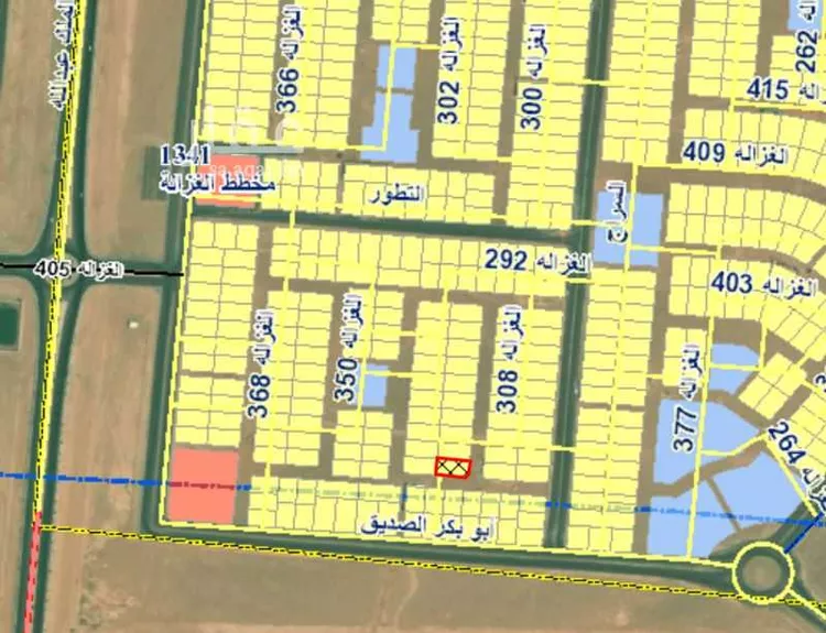 أرض للبيع في حي شمال الغزالة, مدينة الغزالة - الغزاله, منطقة حائل صورة 2