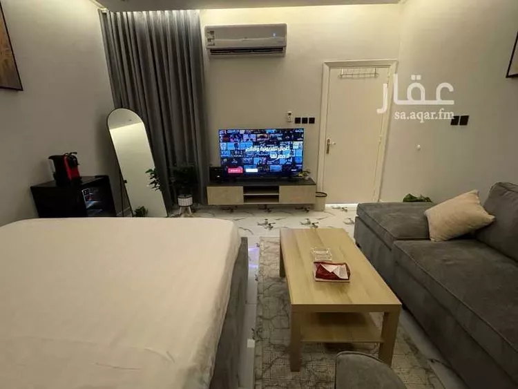 استديو مفروش للحجز في شارع قلعة صلاح الدين ، حي العقيق ، الرياض ، منطقة الرياض صورة 3