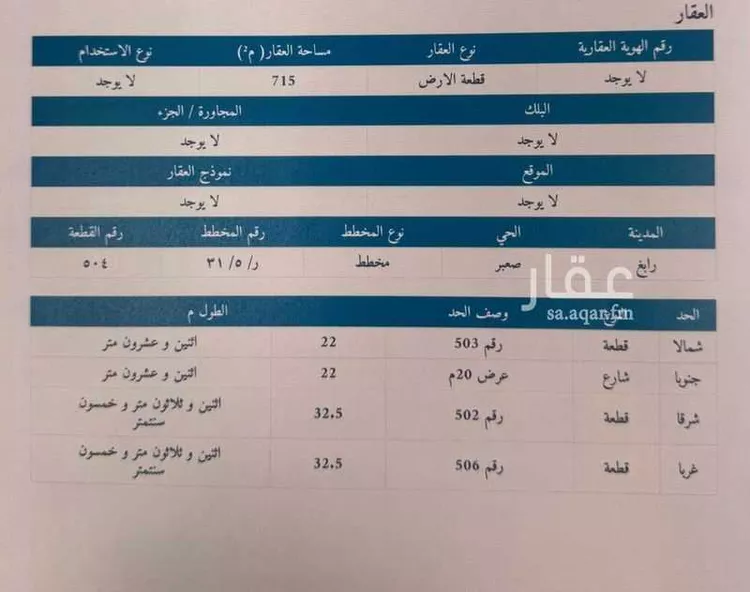Land for Sale in King Abdullah Economic City KAEC