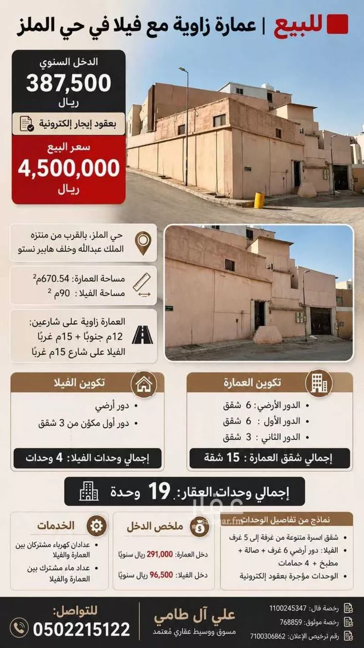 Building for Sale in Riyadh Al Malaz