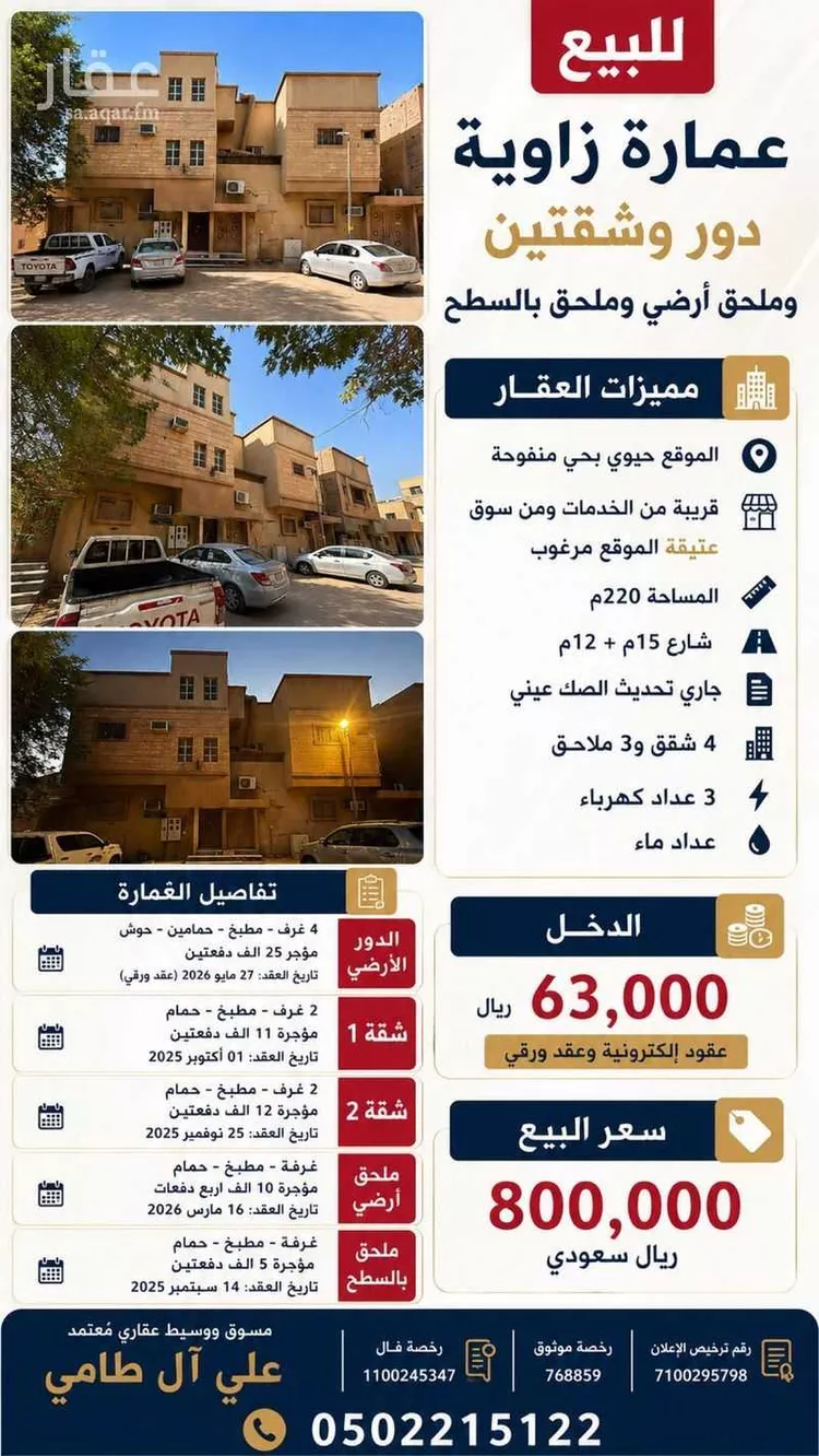 عمارة للبيع في شارع طريق الامير محمد بن عبدالرحمن, حي اليمامة, مدينة الرياض, منطقة الرياض