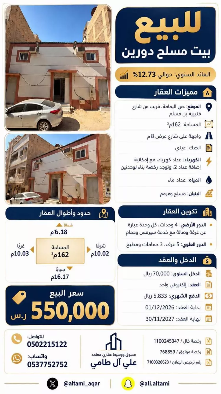 دور للبيع في شارع البختة, حي اليمامة, مدينة الرياض, منطقة الرياض