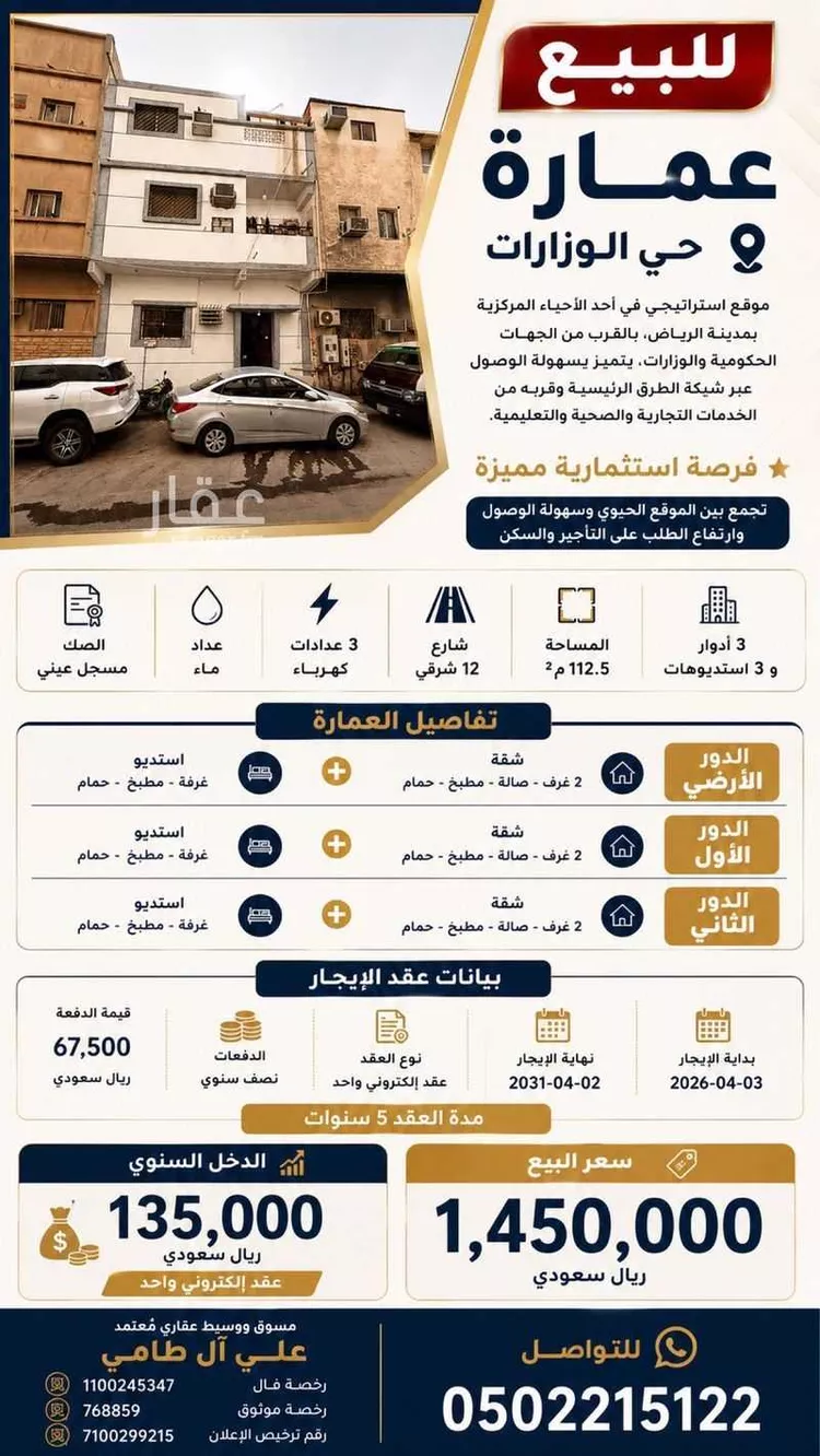 Building for Sale in Riyadh Al Wizarat