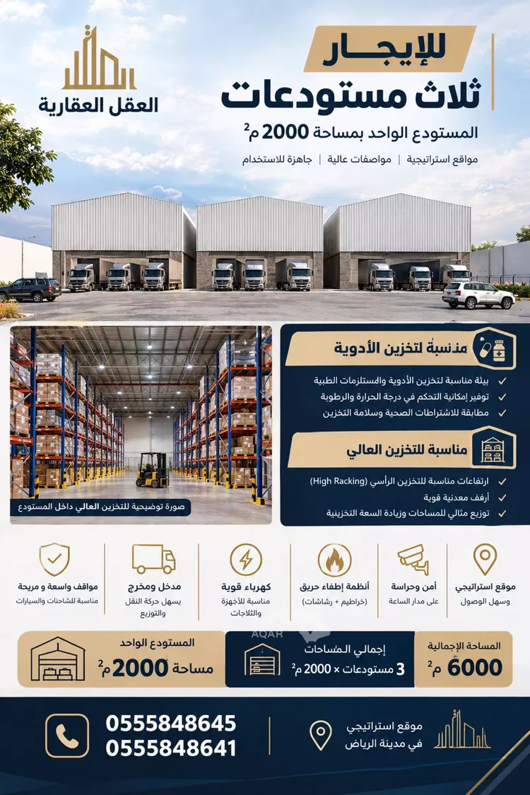 Warehouse for Rent in Riyadh Mansuriyah صورة 2