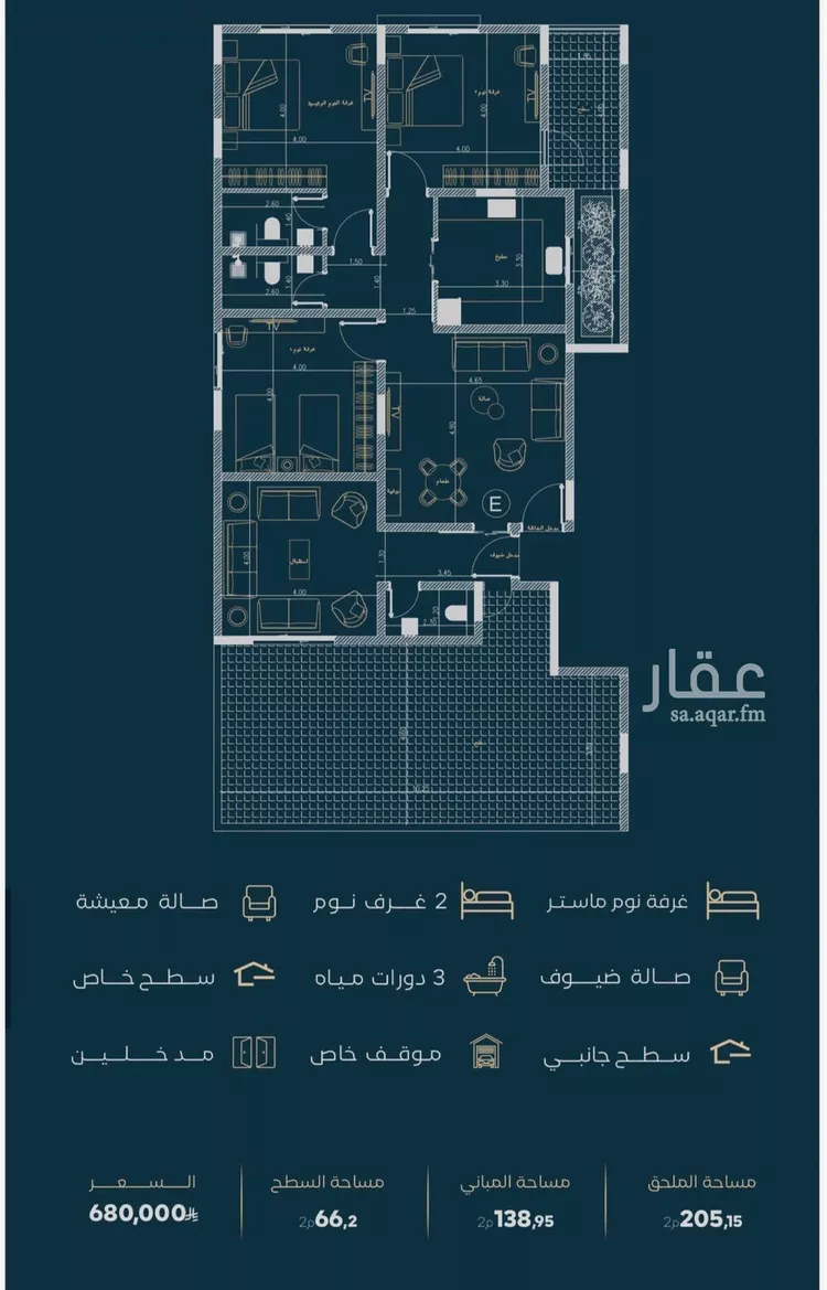 شقة للبيع في شارع الموصلي, حي الفيصلية, مدينة جدة, منطقة مكة المكرمة