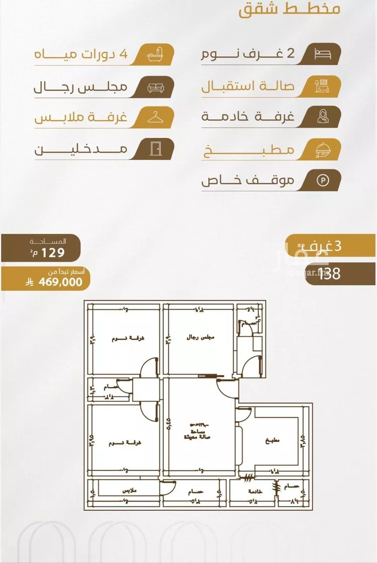 شقة للبيع في شارع سهل بن حنيف, حي الورود, مدينة جدة, منطقة مكة المكرمة صورة 4