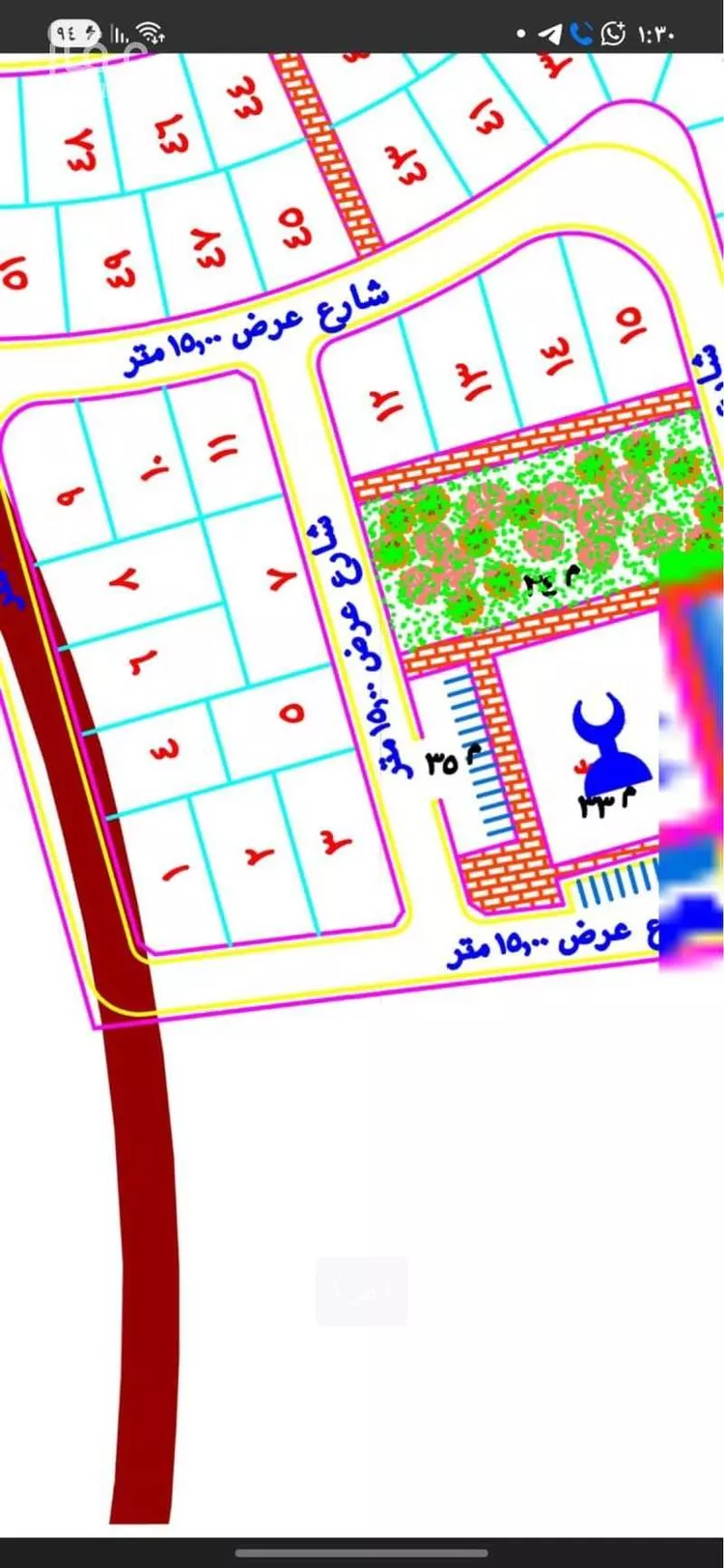 أرض للبيع في شارع شارعين 16-16, حي الوسامي, مدينة ثول, منطقة مكة المكرمة صورة 2