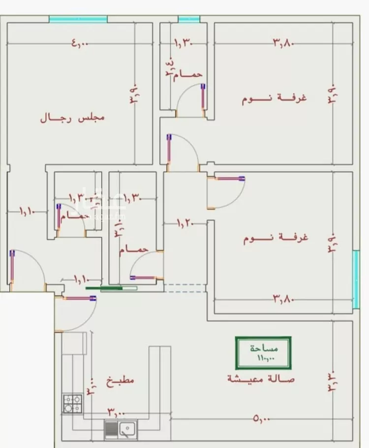 شقة للبيع في شارع الامير عبدالمجيد, حي الصواري, مدينة جدة, منطقة مكة المكرمة صورة 2