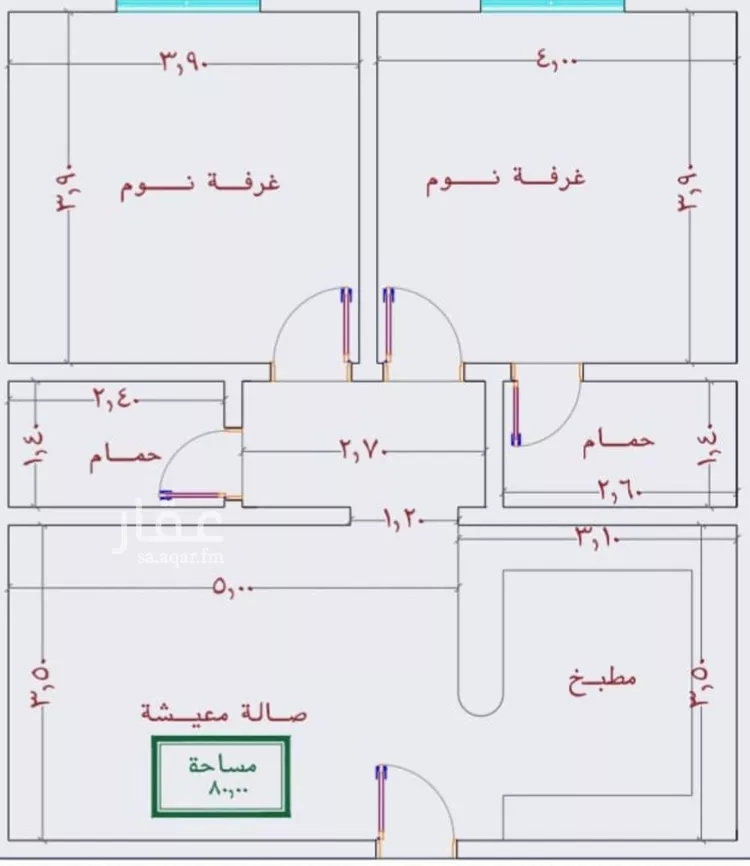 شقة للبيع في شارع الامير عبدالمجيد, حي الصواري, مدينة جدة, منطقة مكة المكرمة