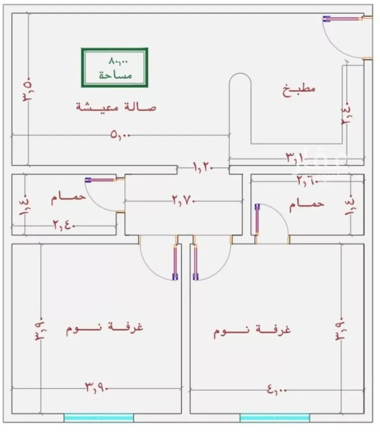 شقة للبيع في شارع الامير عبدالمجيد, حي الصواري, مدينة جدة, منطقة مكة المكرمة صورة 2