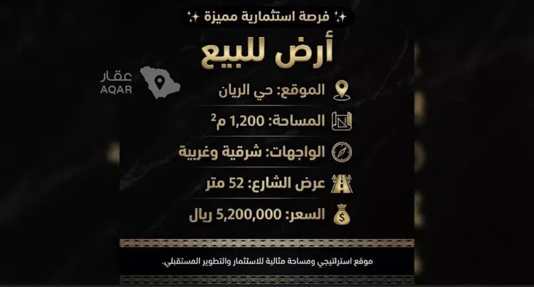 أرض للبيع في شارع الكواثل, حي الريان, مدينة جدة, منطقة مكة المكرمة