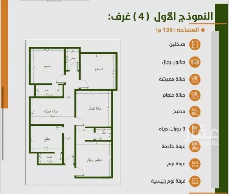 شقة للبيع في شارع يحيىى بن ابي بكر, حي الريان, مدينة جدة, منطقة مكة المكرمة صورة 2