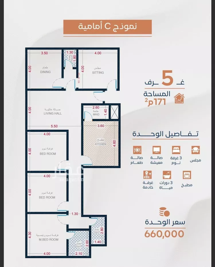 شقة للبيع في شارع محسن الجليلي, حي الريان, مدينة جدة, منطقة مكة المكرمة