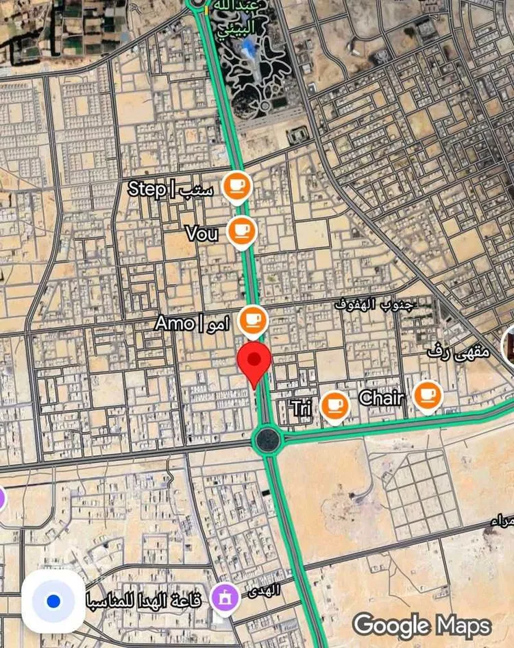 أرض للإيجار في شارع عبدالله بن عبدالعزيز, حي العاصمة, مدينة الاحساء, المنطقة الشرقية صورة 3