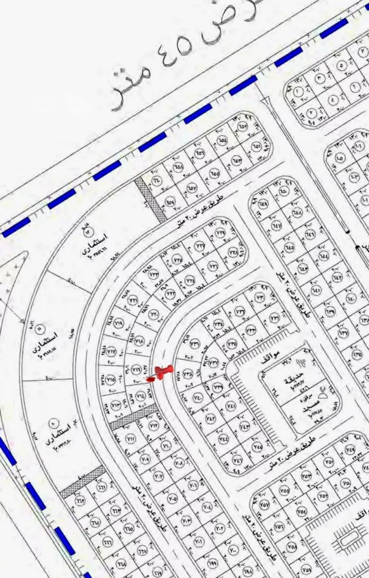 Land for Sale in Tabuk Housing of public security forces