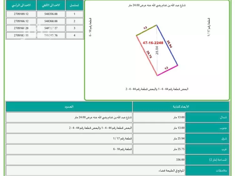 أرض للبيع في شارع عبدالله ابن غنام, حي طيبة, مدينة المدينة المنورة, منطقة المدينة المنورة صورة 4