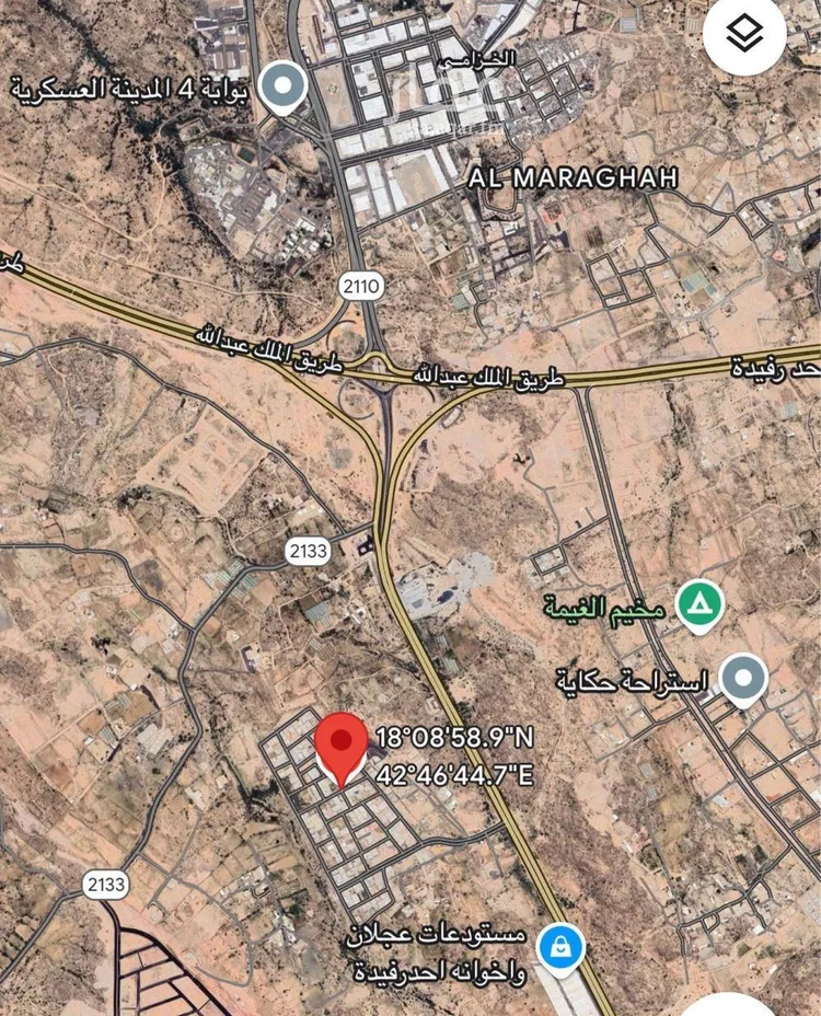 أرض للبيع في حي الفاخرية, مدينة احد رفيدة - الواديين, منطقة عسير صورة 2