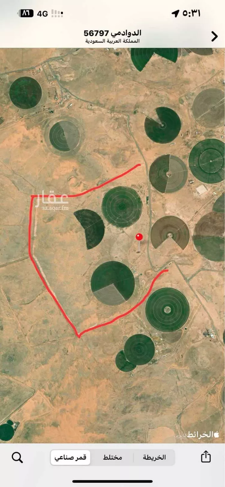 أرض للبيع في حي الوهابيه ومزارعها, مدينة الوهابيه ومزارعها, منطقة الرياض صورة 3