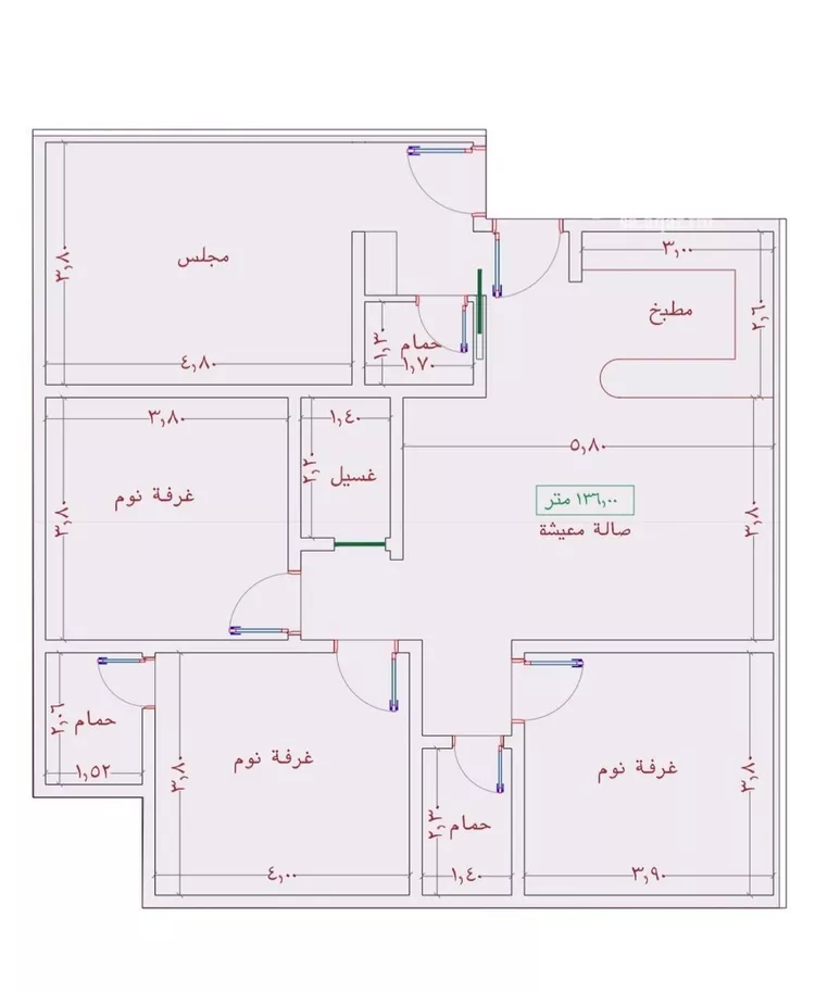شقة للبيع في شارع السامر, حي الواحة, مدينة جدة, منطقة مكة المكرمة صورة 2