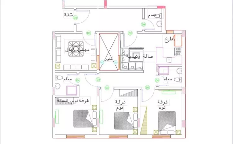 Apartment for Sale in Riyadh Al Yarmouk صورة 5